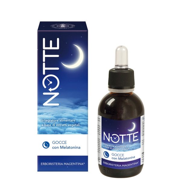 Notte melatonina gocce 50ml - Erboristeria Magentina